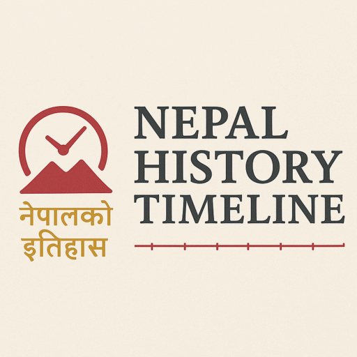 Nepal History Timeline logo